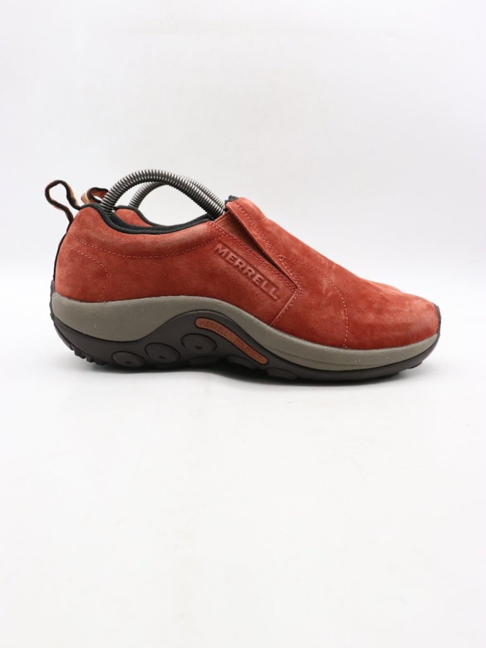 Merrell Jungle Moc Women's 9.5 Rust Suede Slip On Clogs Walking Shoes J02224